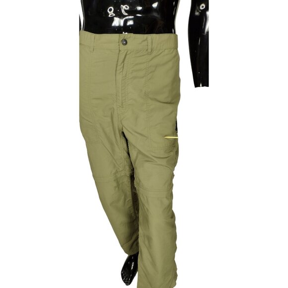 REI Men's Green Cargo Ankle Zip Convertible Utility Cargo Pants Size XL … - Picture 1 of 9